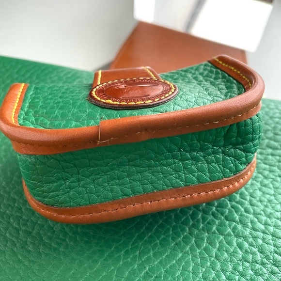 Dooney & Bourke Kelly green leather Key chain Caddy purse bag accessory - Picture 4 of 16